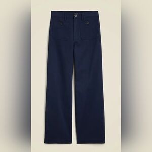 Nwt J. Crew Slim Wide-leg Chino Navy